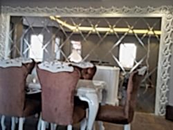 dekoratif baklava desenli ayna, baklava ayna, ayna baklava