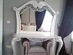 dekoratif baklava desenli ayna, baklava ayna, ayna baklava